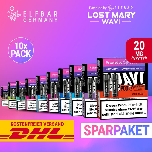 10x elfbar lost mary wavi - elfbar, pods