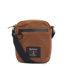 Barbour Field Wax Crossbody Bag Tan/Black