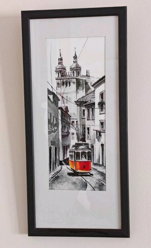Gerahmter lissabon - gerahmter,
