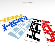 Pegatinas HPN BMW moto stickers decals Motorradtechnik GmbH aufkleber