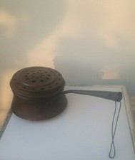 Bettwärmer Kupfer antik ca. 1930 Art Deco