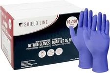 Blue Nitrile Exam Gloves