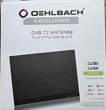 Oehlbach DVB-T2 Antenne Flat Style One Black