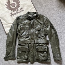 Belstaff panther green leather - panther,