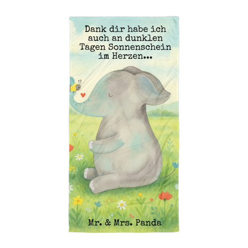 Handtuch elefant biene design - handtuch,