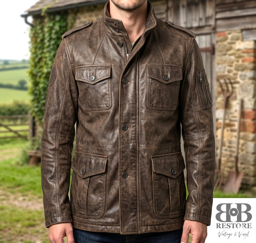 Napapijri lederjacke mantel - lederjacke,