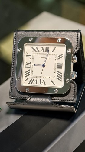 Cartier santos travel clock - cartier,