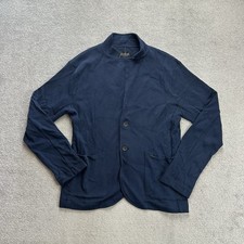 GUESS Damen Strickjacke Blazer 2XL Strick Jacke Designer Sakko 1814 Blau