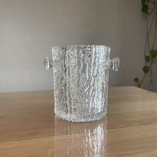 Vintage Eiskübel aus Glas
