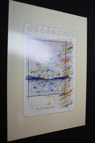 Postkarte künstlerkarte - postkarte,