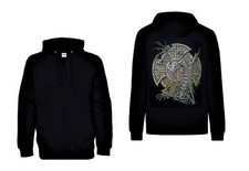 Sweatshirtjacke Schwarz Gothik