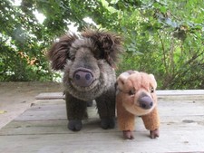 Kösen Plüschtier Wildschwein 3180 Frischling 3190 Keiler Stofftier Sammler