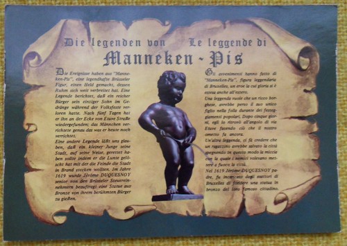 Ansichtskarte brüssel - ansichtskarte,