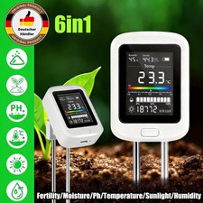6 in 1 Messgerät Bodentester