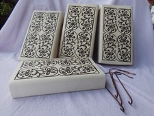 4 Stück Heizkörper Verdunster Luftbefeuchter für Flachheizkörper, Keramik