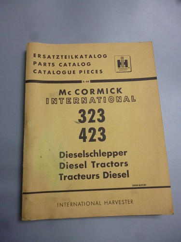 Ihc dieselschlepper 323 423 - dieselschlepper, 323,423