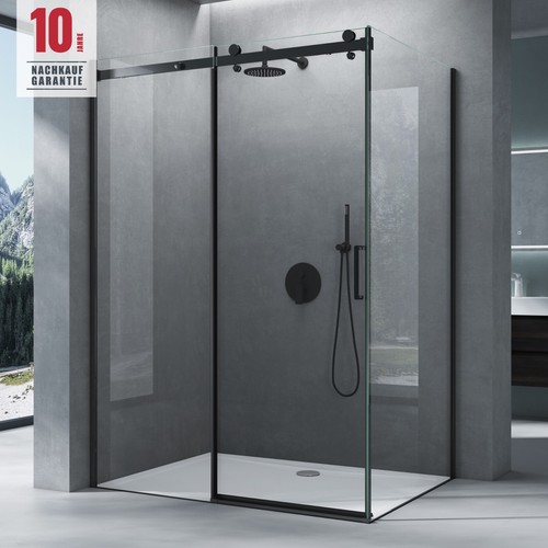 Schwarz duschkabine 120x90cm - duschkabine,