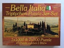 Puzzle Triptychon 1000/500/500 Teile Bella Italia - neu