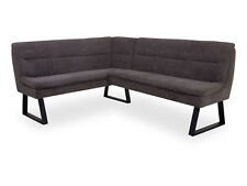 Eckbank HARPER HADIBU BHT 210x91x166 cm grau Polsterbank Sitzbank Sofabank