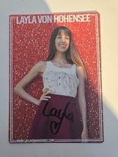 LAYLA VON HOHENSEE AUTOGRAMM SIGNIERT AUTOGRAPH SIGNED Autogrammkarte Erotik