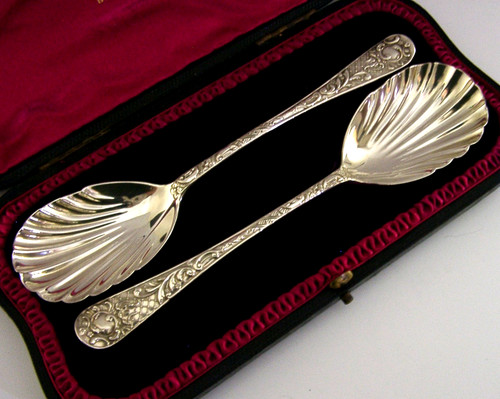 Sterlingsilber servierlöffel - sterlingsilber,