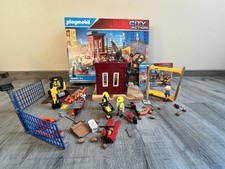 Playmobil 70443 - City Action - Baustelle mit Minibagger Großbaustelle