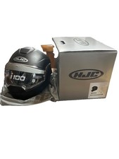 Casco modulare 180 HJC i100 SEMI FLAT BLACK R22.06 FLIP-BACK Helm M