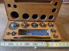 Gewichtssatz Feingewichte Holzschatulle Gewichte Set in Holzbox