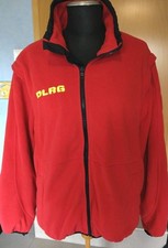 Warme DLRG Fleece Jacke/ Weste  Gr M ( Gr 40 /42). Rot 