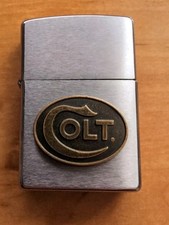 Colt Firearms Emblem Zippo Lighter Feuerzeug - Colt's Manufacturing Comp .- 1999