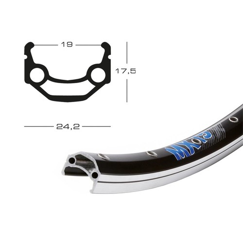 Exal felge schwarz - exal, 28",