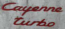 Cayenne Turbo Schriftzug Emblem Porsche Cayenne 9PA