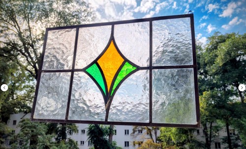 Jugendstil bleiglasfenster - jugendstil, um