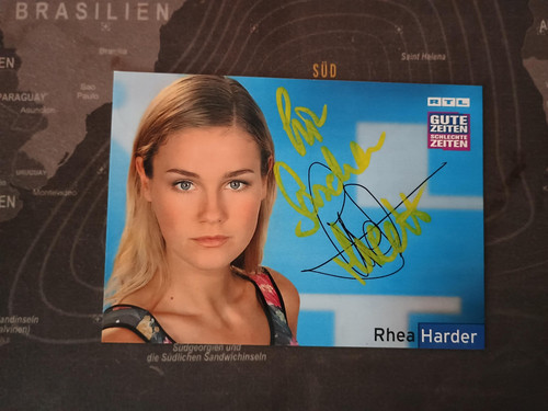 Autogramm rhea harder gzsz - harder,
