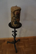 Kerzenständer Schmiedeeisen Handwerkskunst + Zierkerze