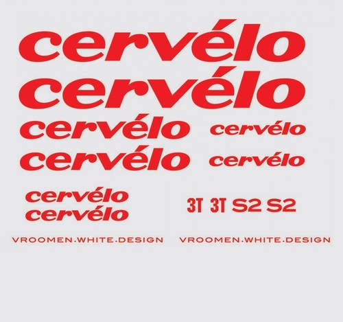 Cervelo bicycle decals - bicycle,