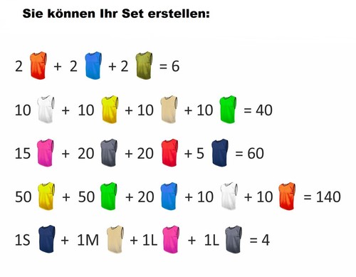 Fussballleibchen