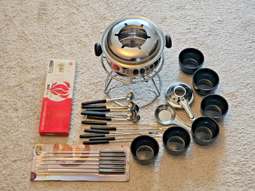 Fondue set teilig - fondue,