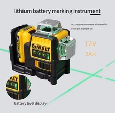 DeWALT DC089LG LASER WAAGE 12 Linien 3x360 Grad AKKU 12V + LADEGERÄT