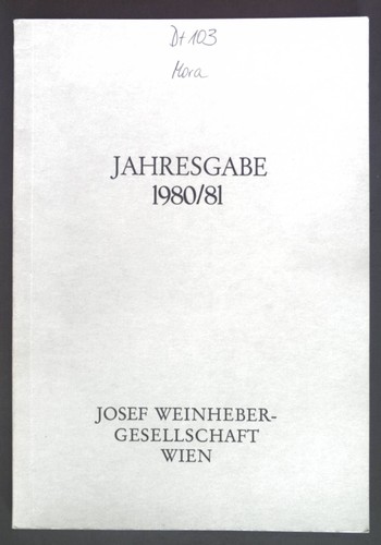 Josef weinheber und das - josef,