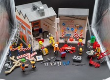 Playmobil Bauhof Straßenbau aus 4043 + viele Zusatzteile aus anderen Sets P & M