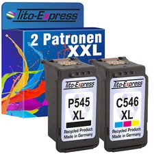 Patronen für Canon PG-545 CLI-546  XL Pixma MG2550s TS3150 TS3350 TS3351 TS3450