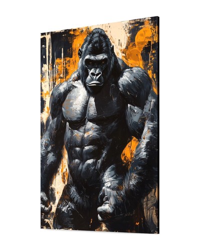 Gorilla leinwand bild - leinwand, wanddeko