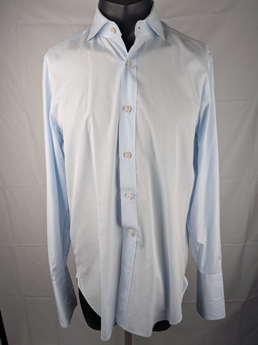 Kiton men dress shirt 41 - men's,