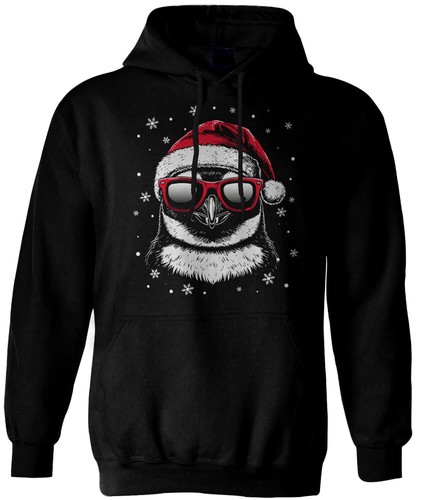 Hoodie weihnachtsmann pinguin - hoodie, weihnachtsmann-pinguin