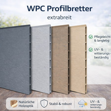 WPC Sichtschutz Einzelprofil