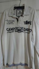 Camp david sweatshirt weiß - sweatshirt,