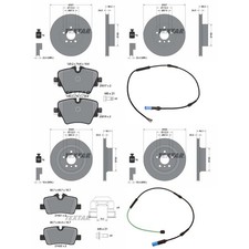 TEXTAR BREMSSCHEIBEN + BELÄGE