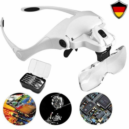Led lupenbrille licht hände - licht,