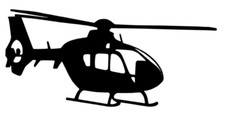 Helicopter aufkleber auto und - helicopter,